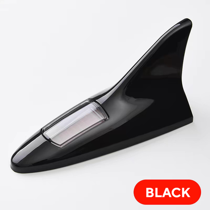 Solar Powered Shark Fin Antenna with LED Warning Light