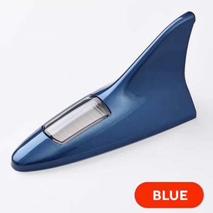 Solar Powered Shark Fin Antenna with LED Warning Light