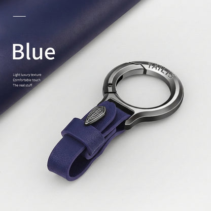 Upgraded Stylish & Anti-Lost Zinc Alloy Keychain with Leather Strap
