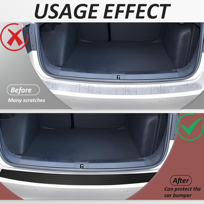 Scratch-Resistant Universal Rubber Car Bumper Protector Strips