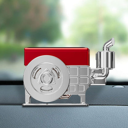 Solar-Powered Rotating Car Air Freshener & Aroma Diffuser