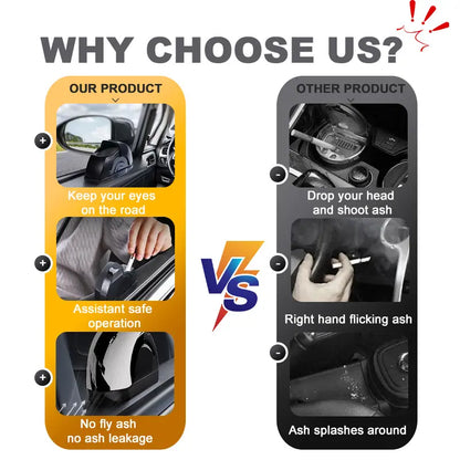 Automotive Car Ashtray with Lid