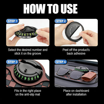 3-in-1 Car Dashboard Anti-Slip Mat