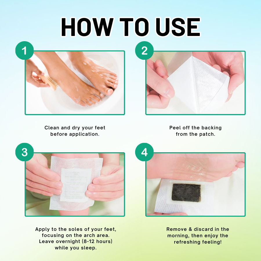 GRAPENT® DetoxPlus Lymphatic Drainage Foot Patch