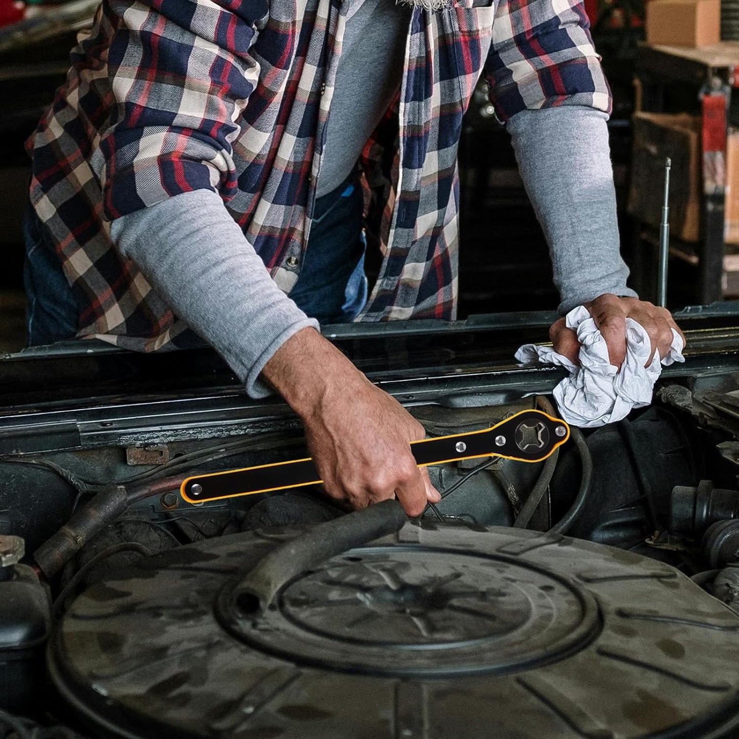 Universal Car Jack Ratchet Wrench