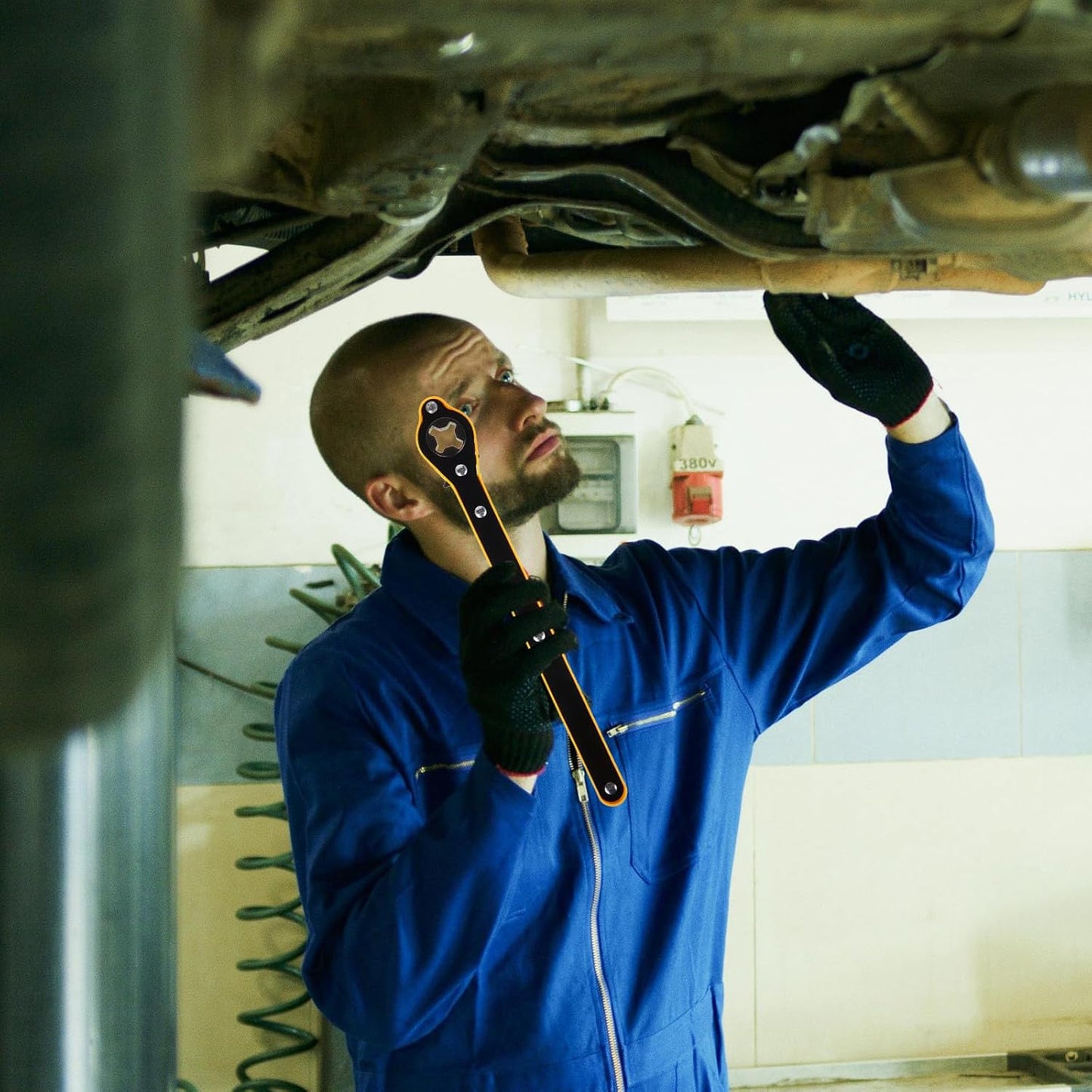 Universal Car Jack Ratchet Wrench