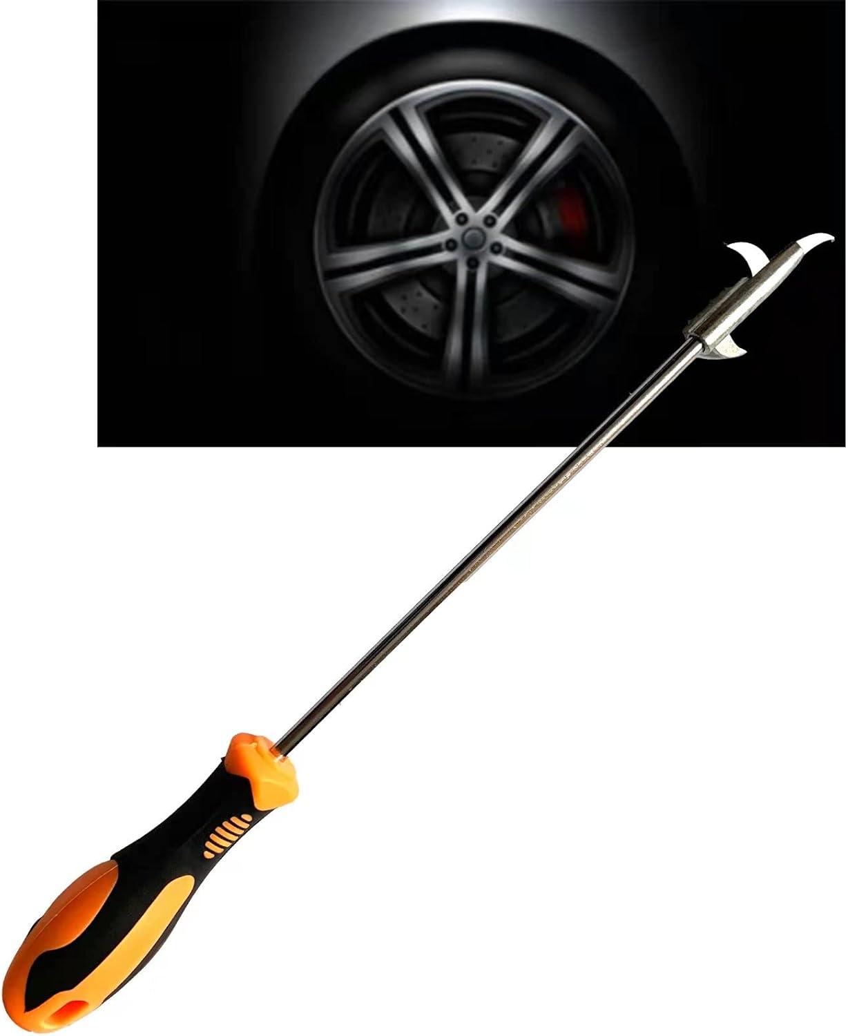 Multifunctional Stainless Steel Tire Stone Removal & Wheel Cleaning Tool
