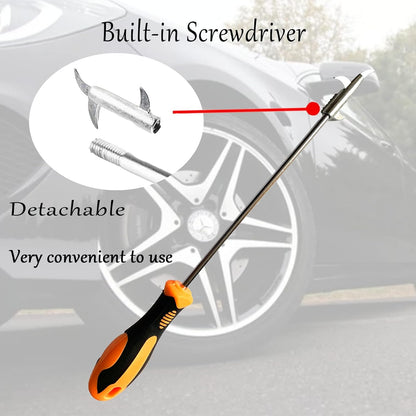 Multifunctional Stainless Steel Tire Stone Removal & Wheel Cleaning Tool